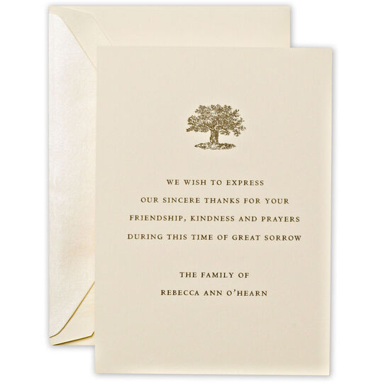 Crane Letterpress Sympathy Cards